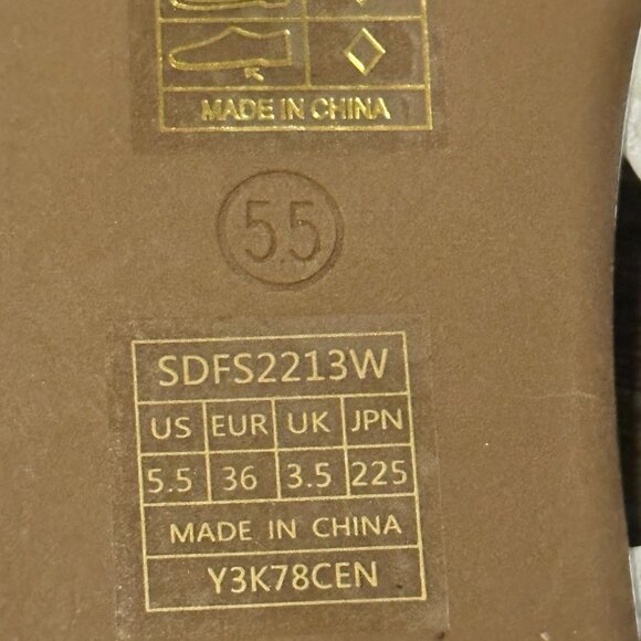 Dream Pairs women's sandals - 5.5 - White (never worn) - Picture 3 of 5